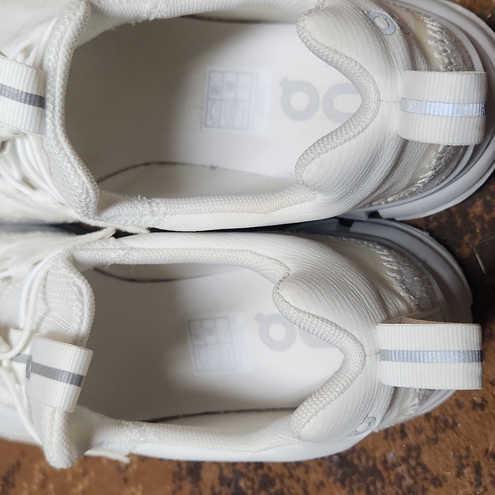 On Running Women's White Athletic Shoes - Picture 7 of 11